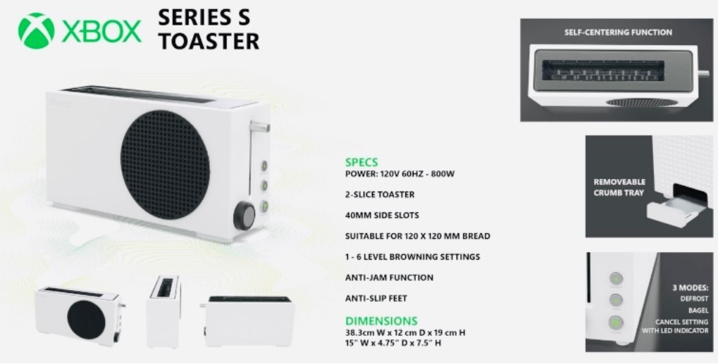 xbox toaster