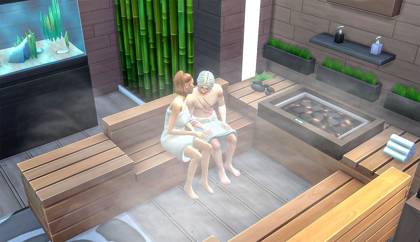 Sauna the sims 4