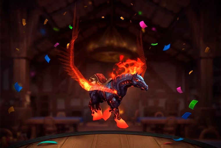 World of Warcraft Fiery Hearthsteed