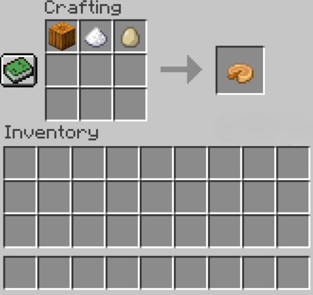 pumpkin pie in Minecraft