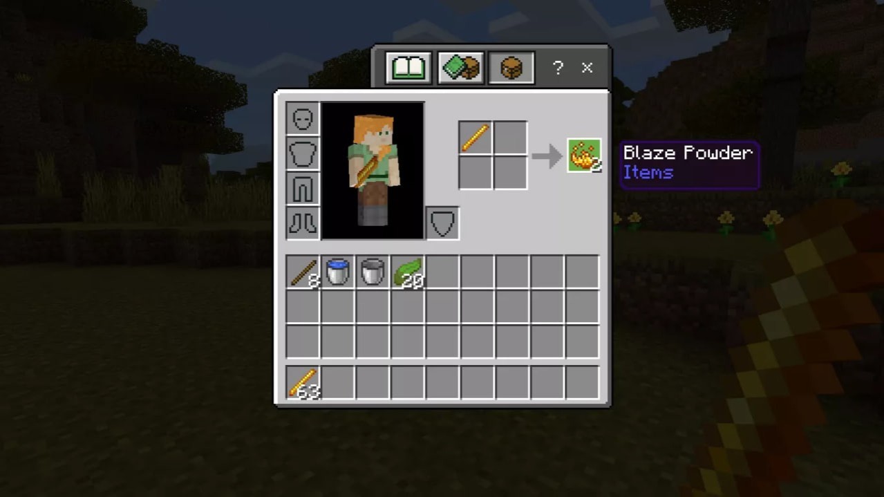 healing potion in Minecraft