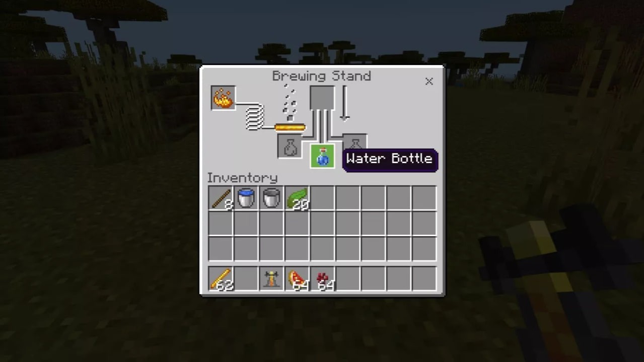 healing potion in Minecraft