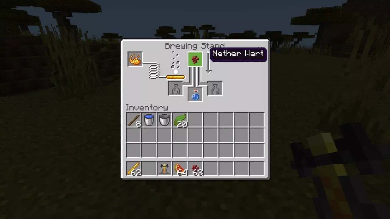 healing potion in Minecraft