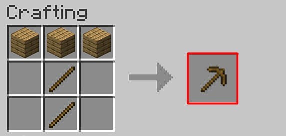 pickaxe in Minecraft