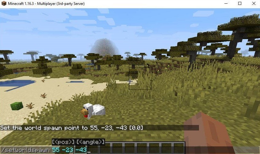 spawn point in Minecraft