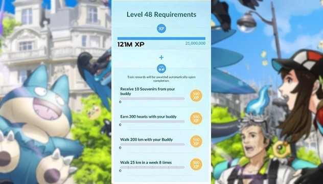 Pokémon GO 48 level