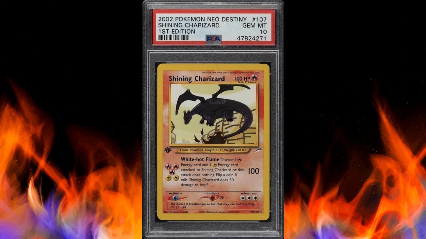 Pokemon Neo Destiny 1st Edition Shining Charizard