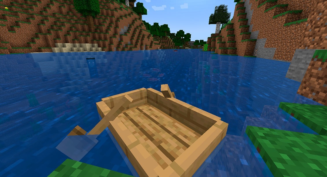 How to craft a boat in Minecraft