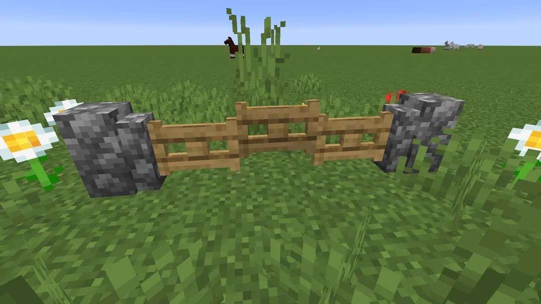 how to make a fence gate in Minecraft