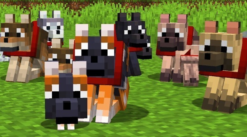 wolf in Minecraft