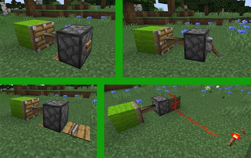 How to use piston in Minecraft