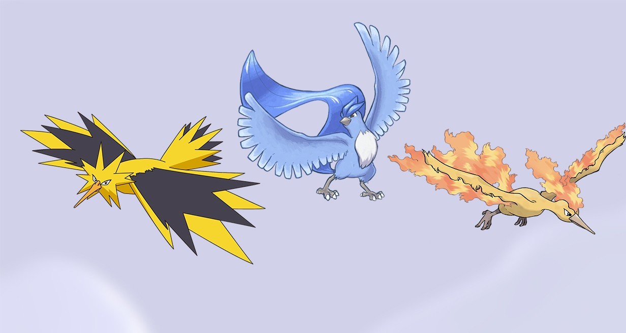 Articuno, Zapdos e Moltres