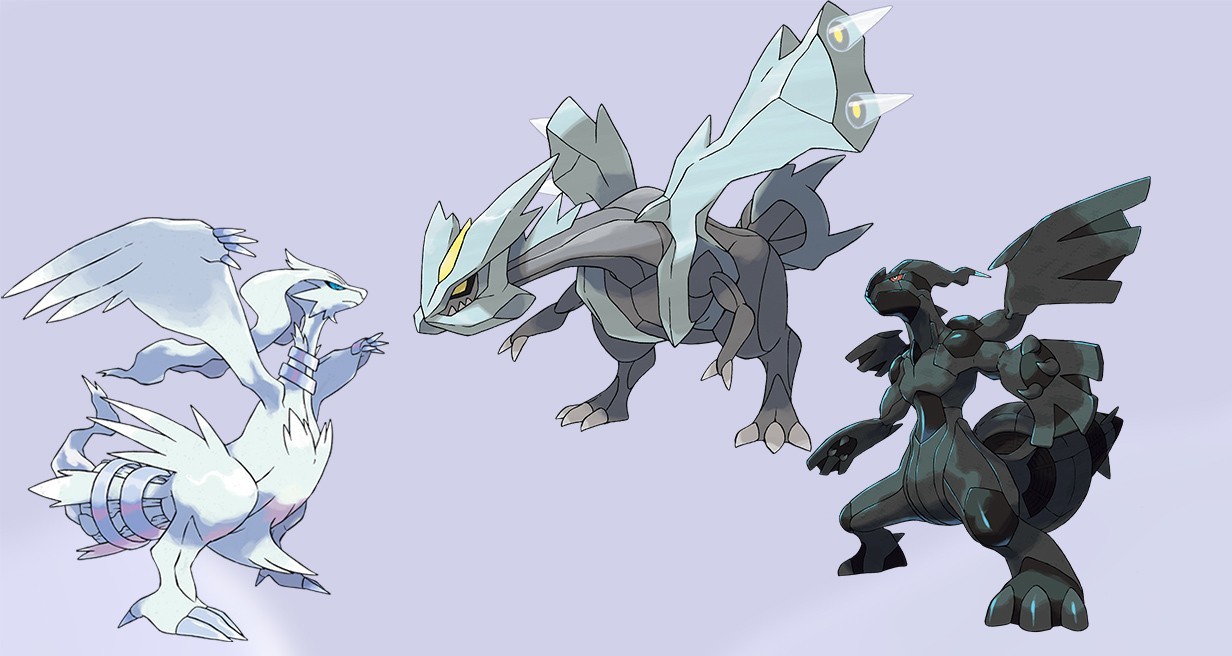 Reshiram, Zekrom e Kyurem