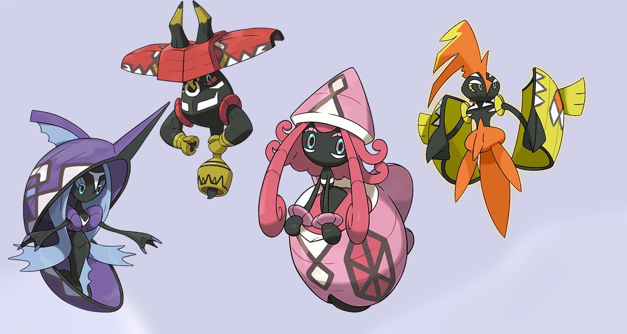 Tapu Koko, Tapu Lele, Tapu Bulu e Tapu Fini