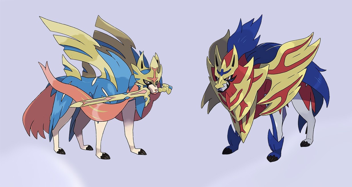 Zacian e Zamazenta