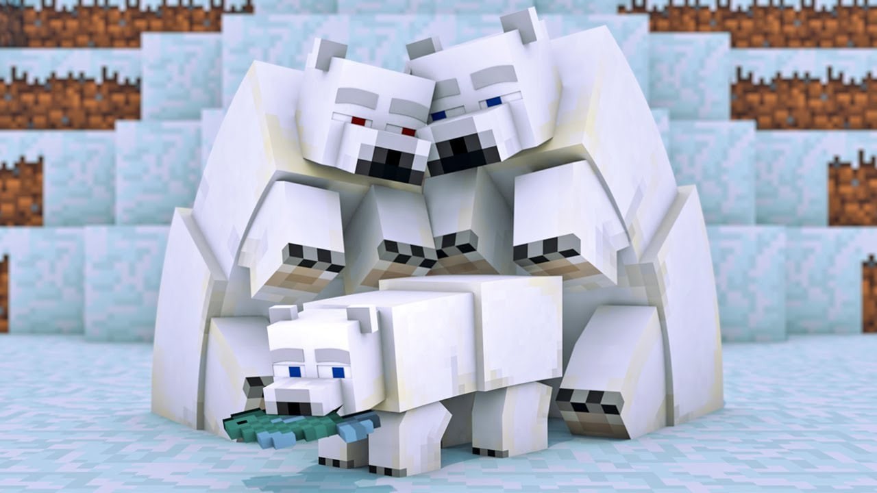 Tundra Minecraft tales: taming the majestic polar bear - Ensigame