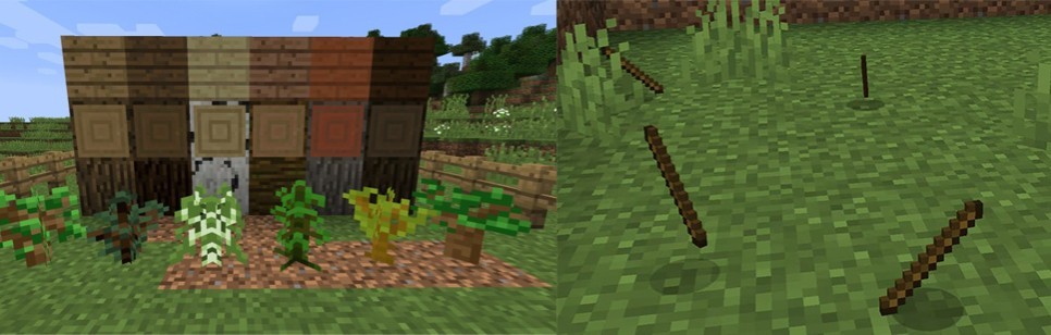 How to craft a wooden sword in Minecraft