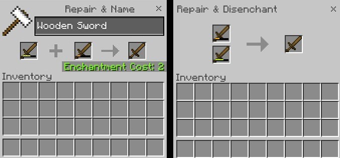 How to craft a wooden sword in Minecraft