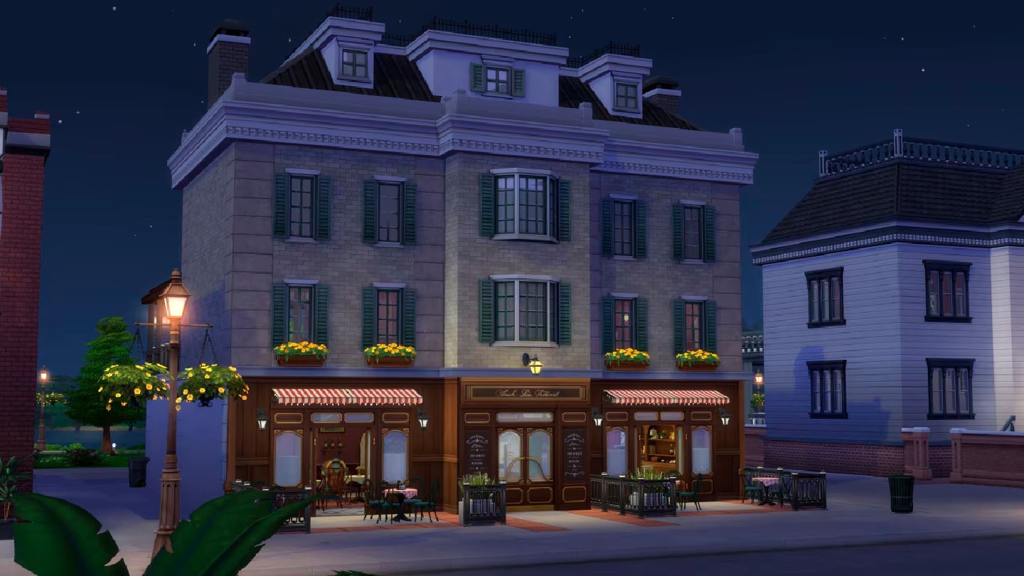 Cozy Bistro Kits sims 4