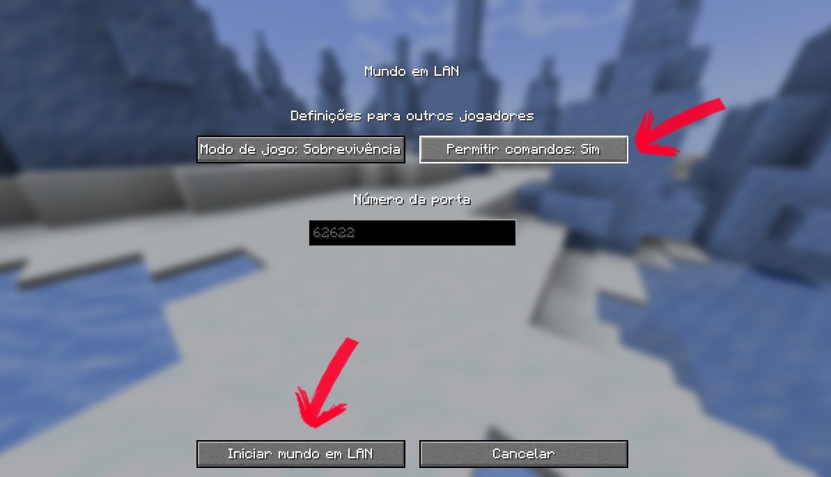 Ativando keep inventory no Minecraft Java Edition