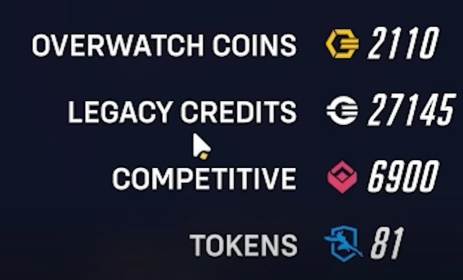 What kinds of currency are present in Overwatch 2