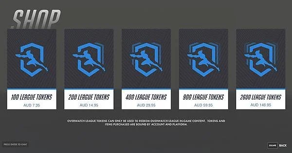 Overwatch 2Overwatch League Tokens