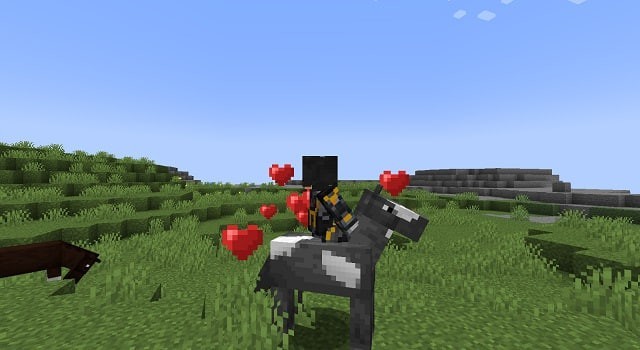 taming a Minecraft horse