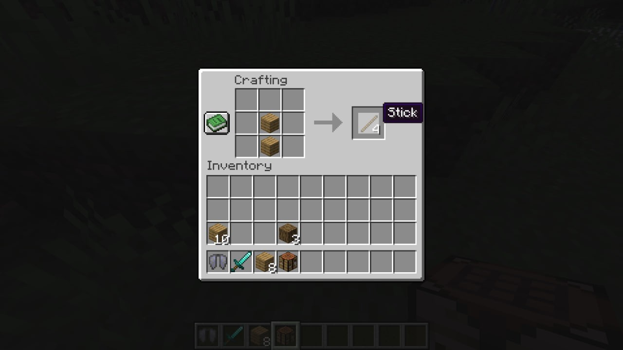 How to make a fishing rod in Minecraft