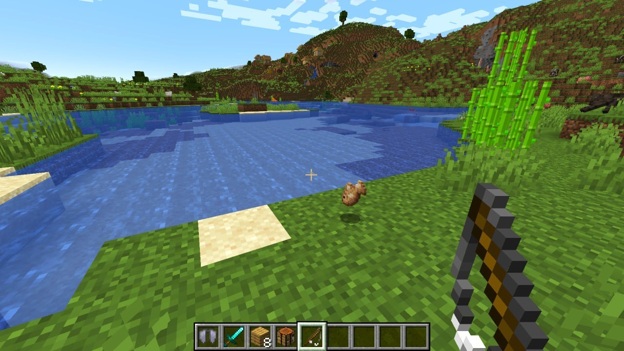 How to use a fishing rod in Minecraft