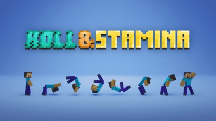 Roll and Stamina minecraft mod