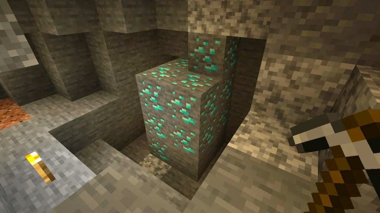 Mine dans Minecraft