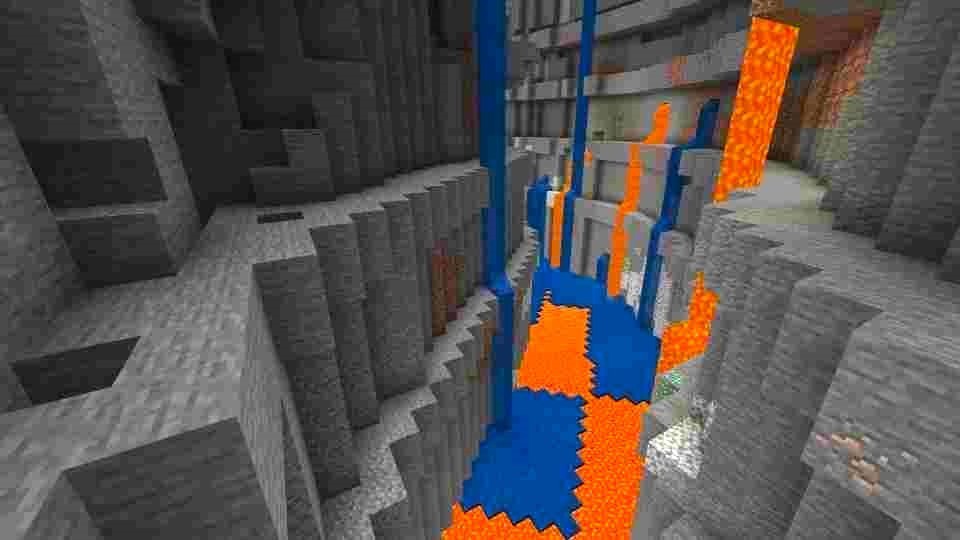 Grotte dans Minecraft