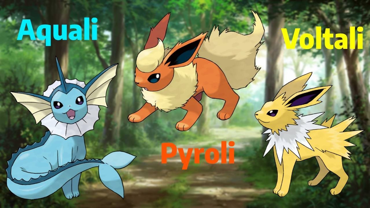 Comment obtenir Aquali Voltali et Pyroli dans Pokémon Go