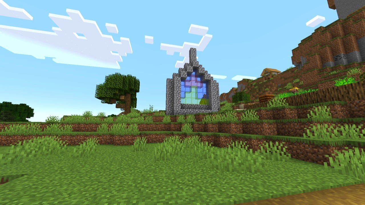 stained glass in Minecraft