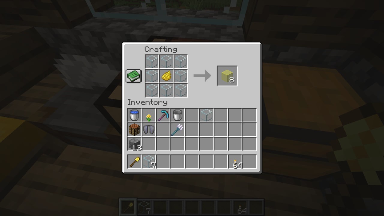 How to make stained glass in Minecraft