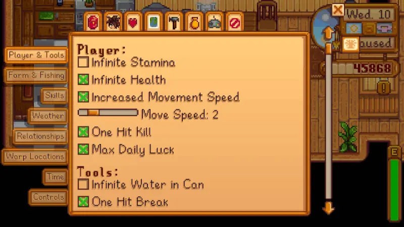 Ultimate Cheat Stardew Valley