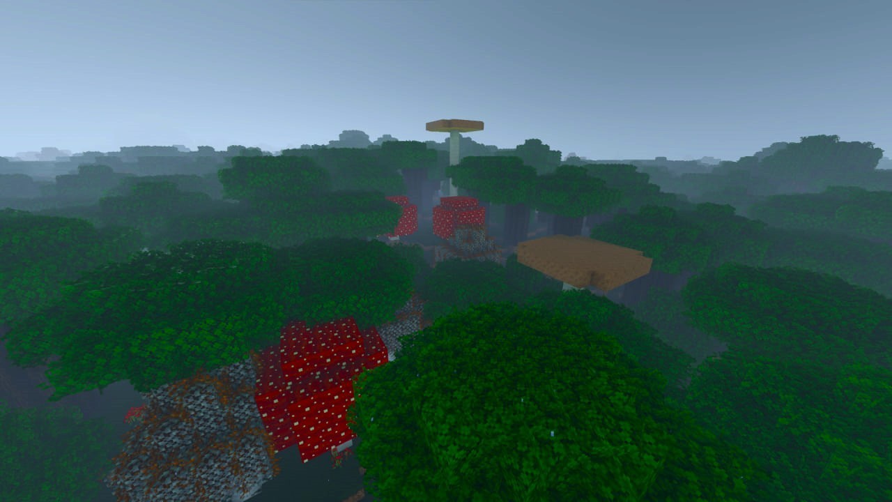 mushrooms in Minecraft