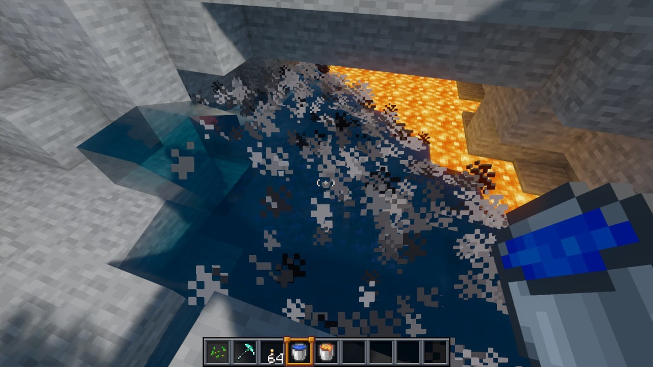 Water bucket in Minecraft