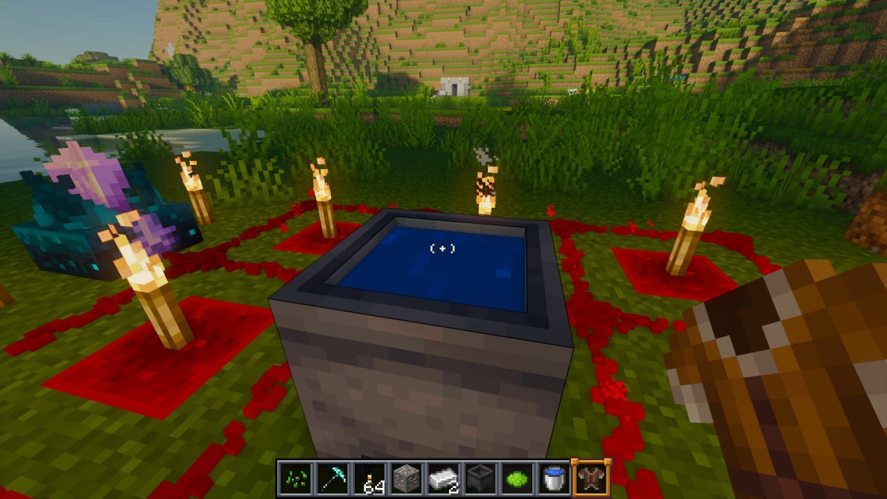 What used cauldron in Minecraft