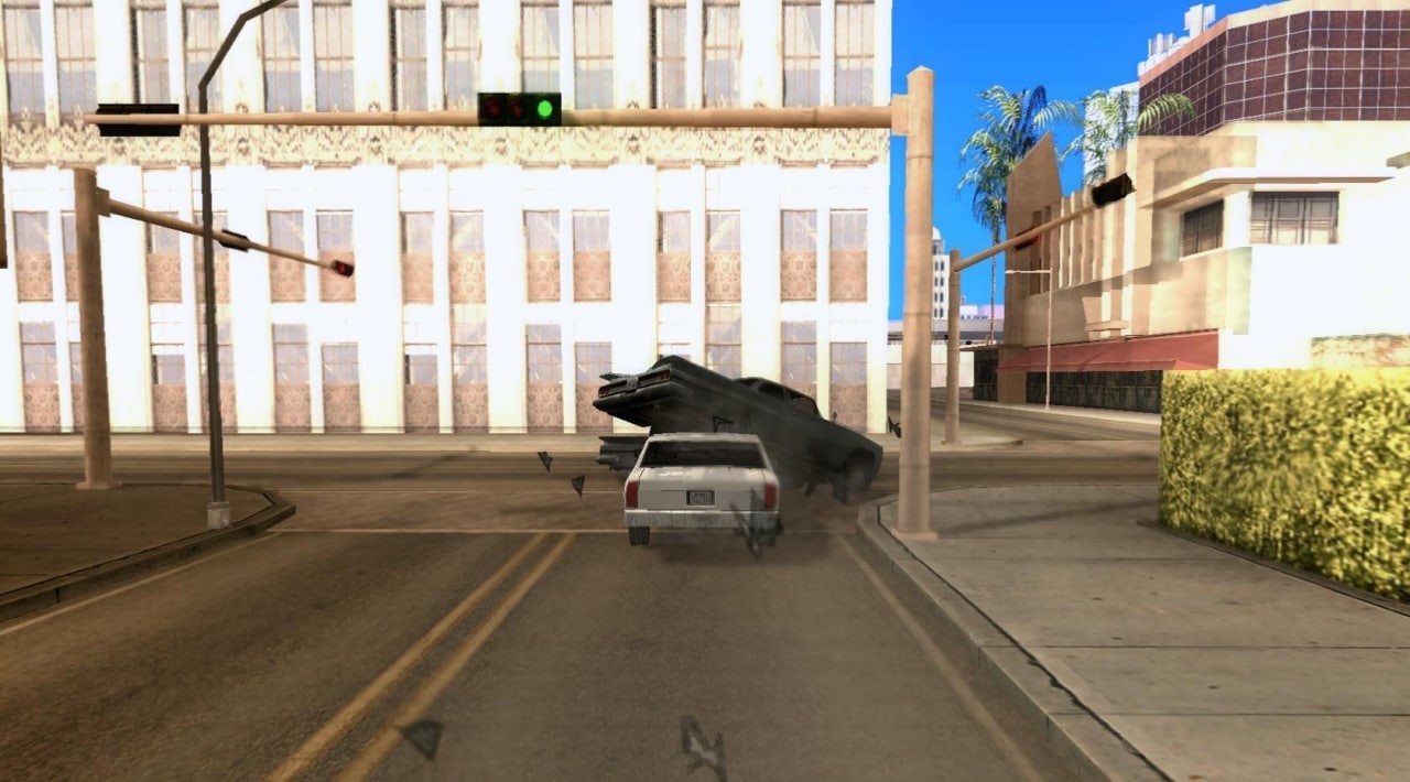 Realistic Car Crash Physics GTA SA