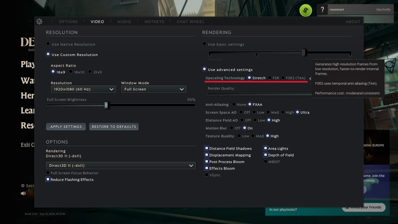 Melhores Configurações Gráficas para Deadlock