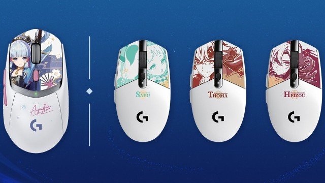 Logitech lança mouses de jogos temáticos de Genshin Impact