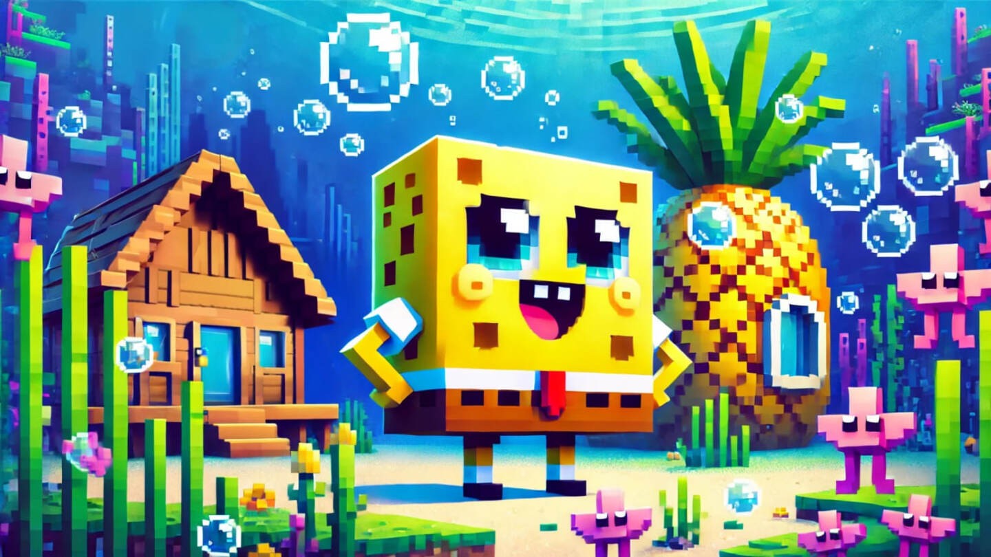 The success of creating Minecraft thing making a sponge for the game