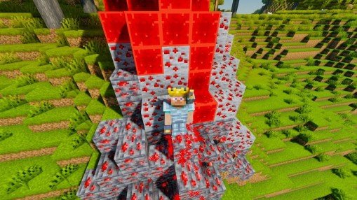 Embark on an unforgettable Minecraft adventure and search for redstone