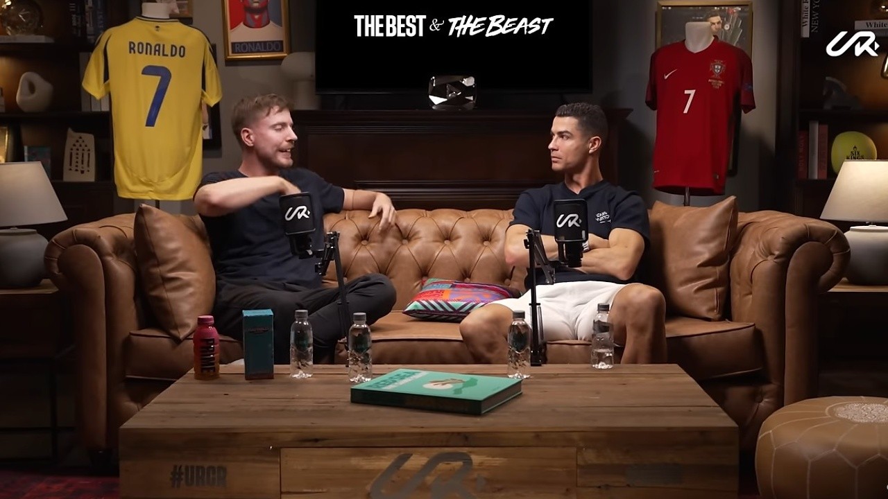 Cristiano Ronaldo x MrBeast video parece um teaser