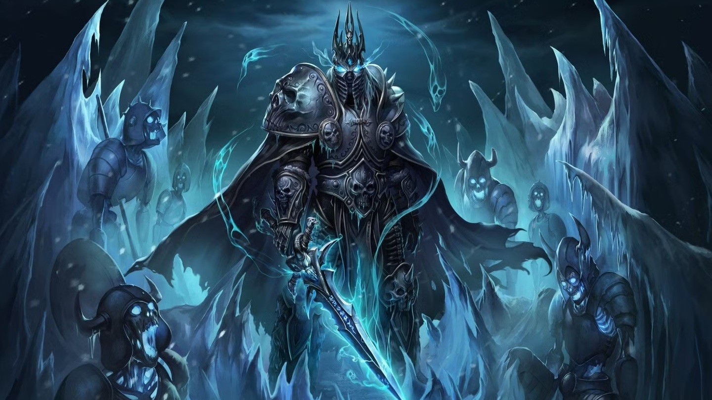 Un aperçu de la réplique en métal du 20e anniversaire de Frostmourne