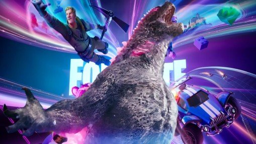 Boss battles Mechagodzilla and Kong details on the Fortnite and Monsterverse collaboration