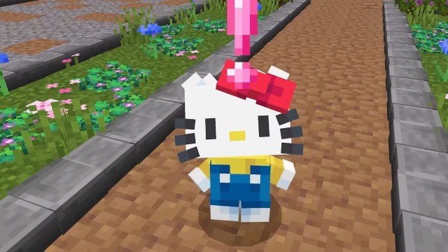 Minecraft lança DLC oficial da Hello Kitty