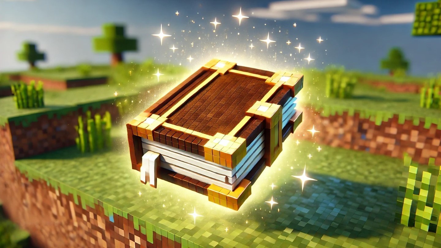 O poder do conhecimento no Minecraft criando um livro