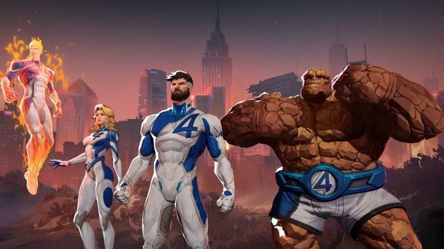 Quarteto Fantástico se reúne na próxima atualização de Marvel Rivals